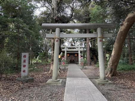 息栖神社　稲荷神社 息栖神社,東国三社,茨城県の写真素材