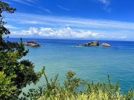 青い 海 夏 青い 海 夏の写真