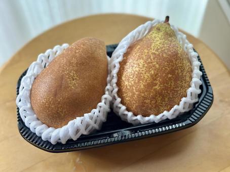 洋梨 ペアー,ラフランス,秋の写真素材