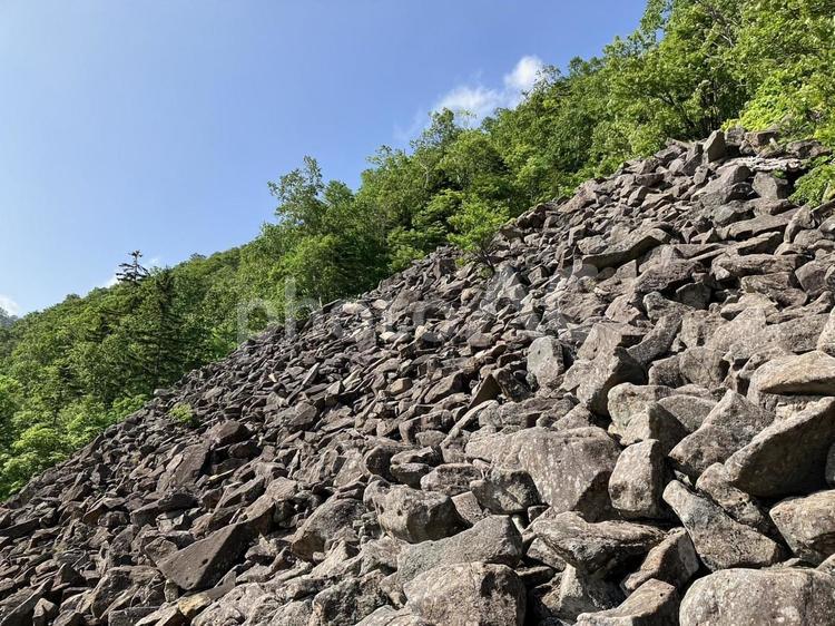 がれ場，手稲山 手稲山,山,岩場の写真素材