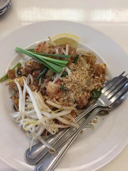 パッタイ パッタイ,タイ,タイ料理の写真素材