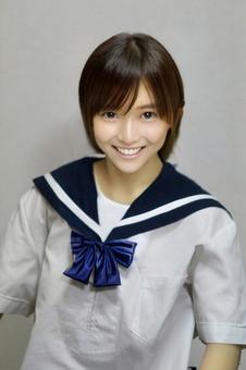 Summer clothes Sailor suit Navy blue ribbon Shortcut Smile 2, JPG Summer clothes Sailor suit Navy blue ribbon Shortcut Smile 2, JPG