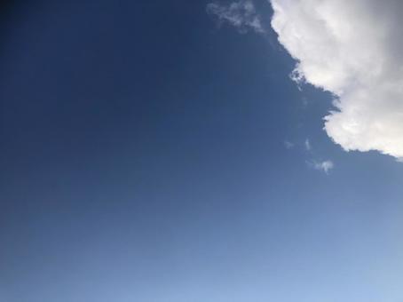 青空と雲 青空と雲の写真