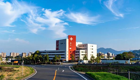 病院の外観の写真