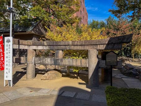 【大阪】玉造稲荷神社 玉造稲荷神社,大阪,豊臣秀頼の写真素材