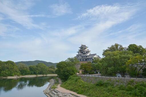 岡山城 岡山城,城,天守閣の写真素材