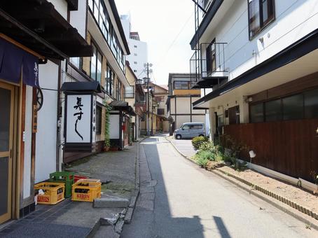 草津温泉 湯畑付近 温泉旅館街 草津温泉 湯畑付近 温泉旅館街 草津温泉,湯畑付近,温泉街の写真素材
