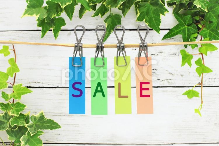 SALE 吊るし付箋（PSD) セール,特売,psdの写真素材