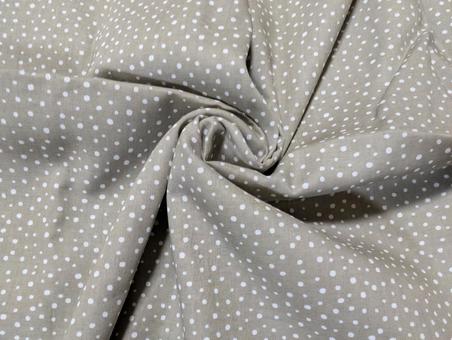 グレージュのドット生地3 グレージュのドット生地3 布,生地,綿の写真素材