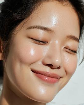清潔感あふれる美しい肌 清潔感あふれる美しい肌の写真