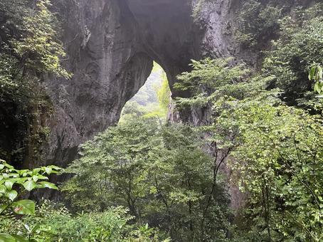 羅生門 羅生門 岡山県,指定天然記念物,羅生門の写真素材