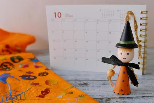 10月のカレンダー カレンダー,10月,予定の写真素材