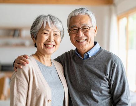 シニア夫婦 シニア夫婦の写真