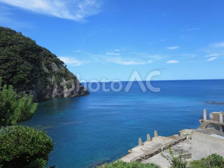 海と空の蒼は違う 風景,海,空の写真素材