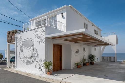 おしゃれなカフェ外観-3の写真