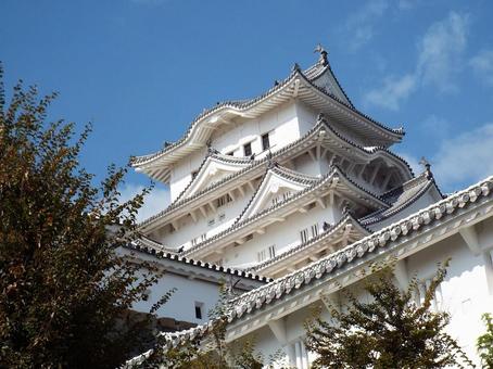 【風景写真】姫路城の風景 【風景写真】姫路城の風景の写真