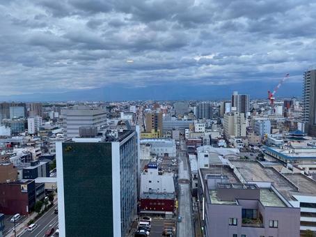 富山市内 富山市内 富山市内,景観,景色の写真素材