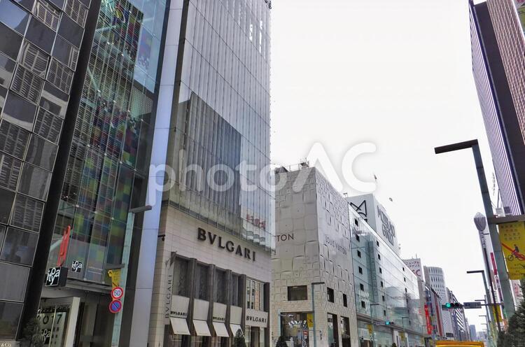 銀座の街並み２ 銀座,中央通り,東京の写真素材