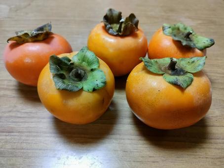 柿 柿,おやつ,デザートの写真素材