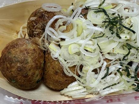 たこ焼き たこ焼き,ネギ,ワンプレートの写真素材