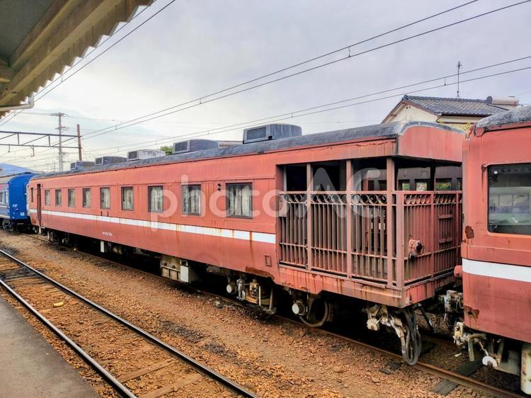 元SLやまぐち号の車両 鉄道,交通,電車の写真素材