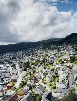 ノルウェーの街 ノルウェーの街の写真