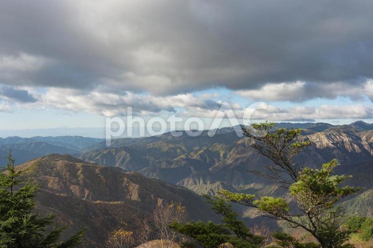 半月山展望台からの絶景 半月山,展望台,絶景の写真素材