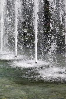噴水の3 噴水の3の写真