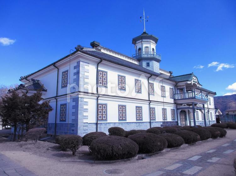 長野県-国宝-旧開智学校校舎 旧開智学校,校舎,国宝の写真素材