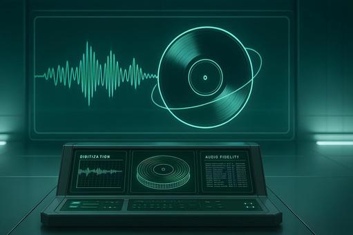 レコードのデジタル化の写真