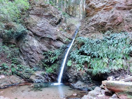 宿谷の滝 宿谷の滝,滝,マイナスイオンの写真素材
