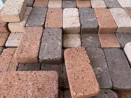 レンガ ブロック レンガ ブロック の写真