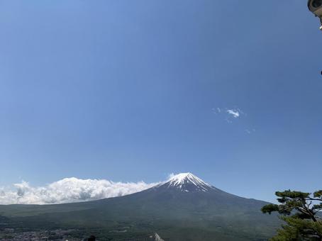 河口湖からのふじさん 河口湖からのふじさんの写真