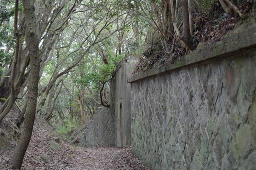 田倉崎砲台跡 田倉崎砲台跡 和歌山県,加太,田倉崎砲台跡の写真素材