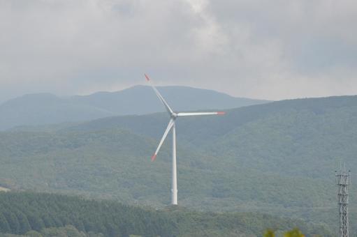 Wind power generation in Kamoenai Village 2, wind-power generation, wind power, wind, JPG