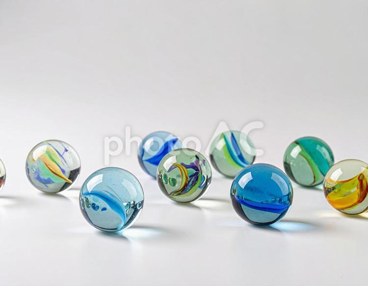 懐かしいビー玉 ビー玉,遊び,道具の写真素材