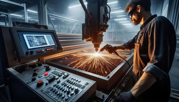 高精度三次元CNCレーザー加工機 高精度三次元CNCレーザー加工機の写真