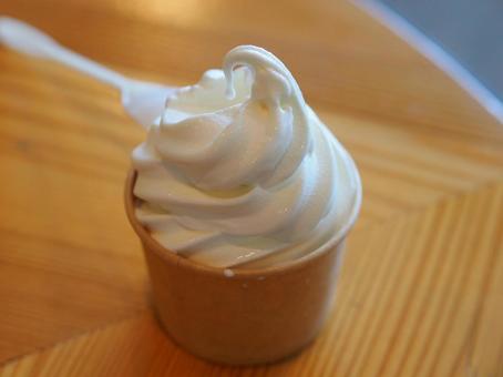 Photo, weiche creme, milch weich, abdrücke, 