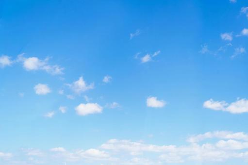 青空と雲 青空と雲 空,青空,秋の写真素材