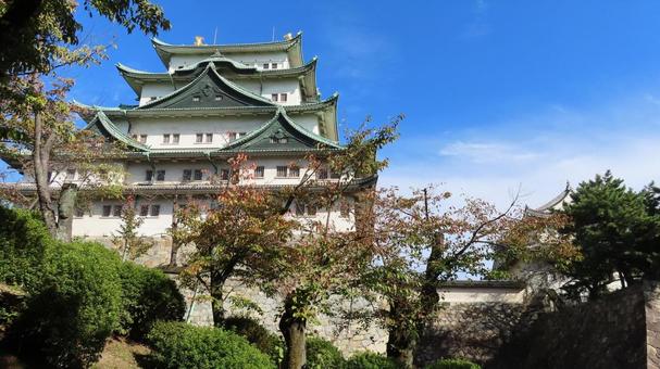 名古屋城　天守　大天守　小天守 名古屋城,尾張徳川家,御三家の写真素材