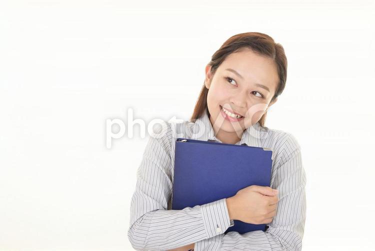 笑顔のビジネスウーマン 女性,ビジネスウーマン,仕事の写真素材