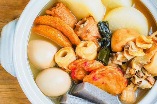 具だくさんのおでん おでん,鍋料理,大根の写真素材