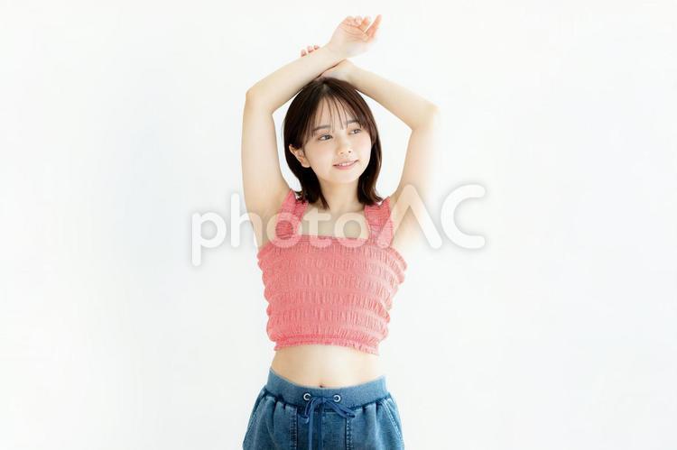 若い女性の美容イメージ 美容,ビューティー,ワキの写真素材