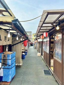掛川本陣通り 掛川本陣通り,飲み屋街,飲み屋の写真素材