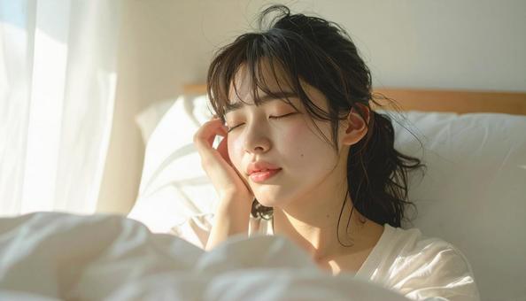 朝活 女性の起床 朝活 女性の起床の写真