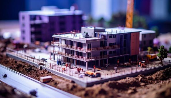 建て替え建築現場 アパート 建て替え建築現場 アパートの写真