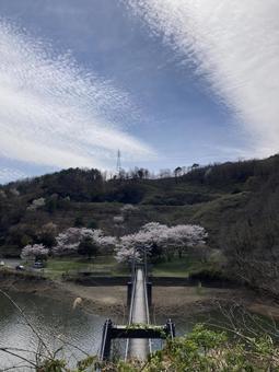 Photo, shidahara dam, bungoono city, ono town, 