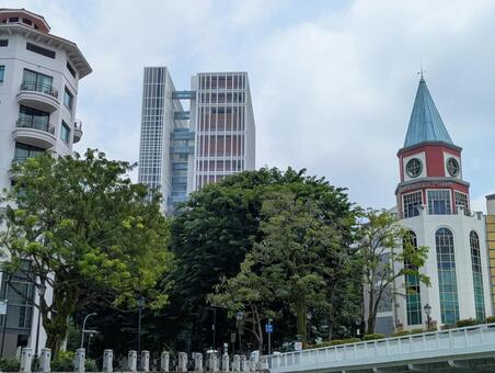 シンガポールの町並み シンガポール川,町並み,シンガポールの写真素材