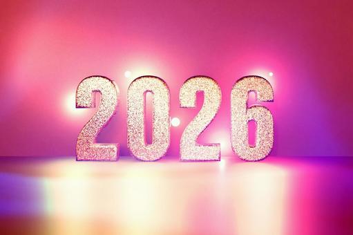 輝く2026年 新年のグリッター背景 輝く2026年 新年のグリッター背景の写真