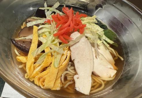 Photo, ramen, chilling down, chilled ramen, 